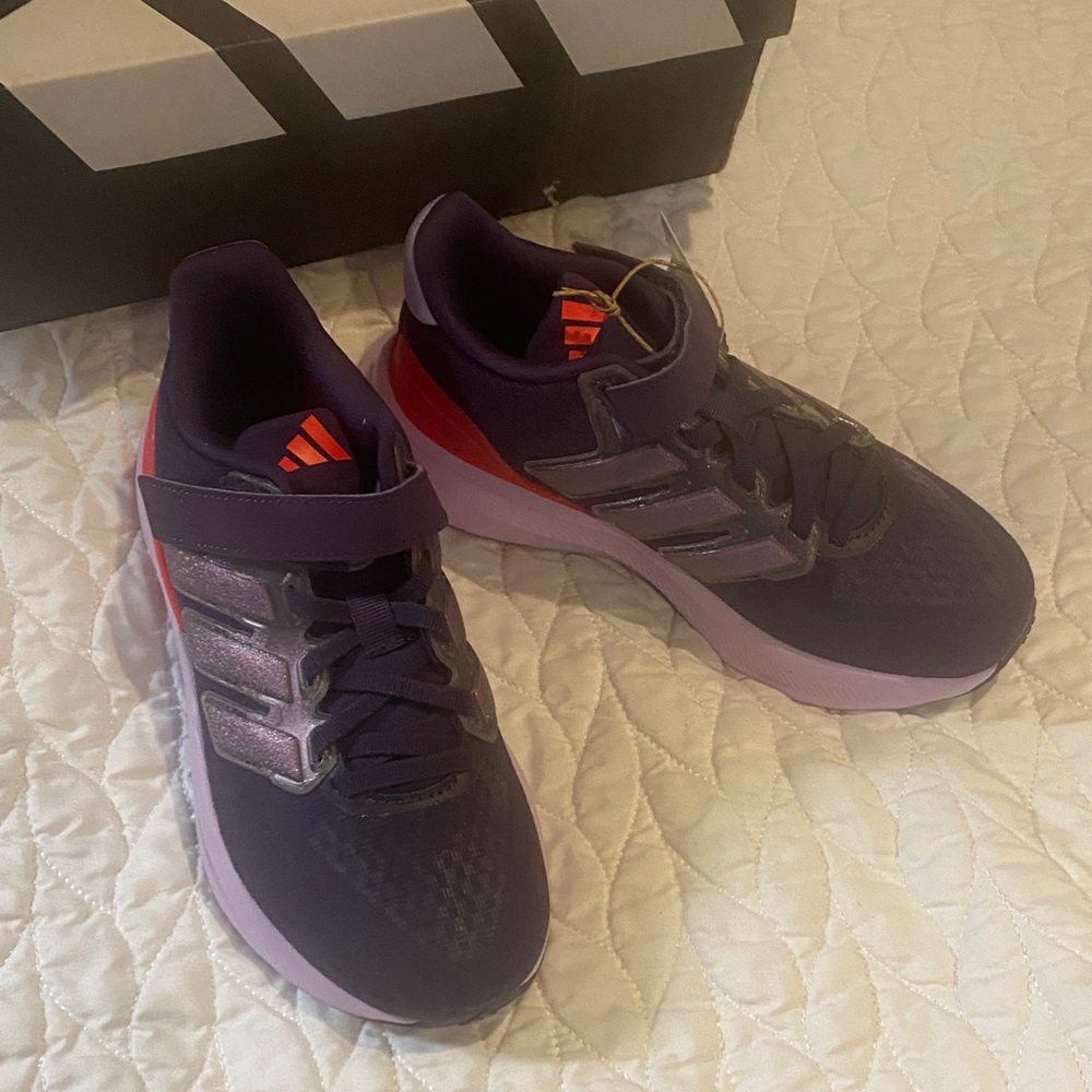 adidas Kids Shoes in Purple and Red